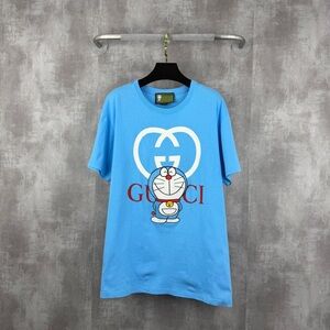 🚩steal authentic Gucci Blue Graphic Short Sleeve Tee